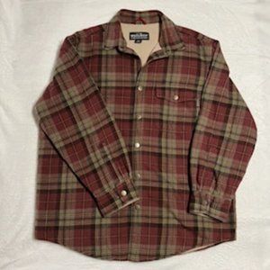 Men's - Vintage WOOLRICH FLANNEL Shirt Jacket